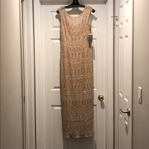 Adrianna Papell beaded long dress